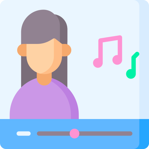 video musical icono gratis