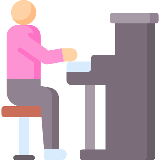 pianista icono gratis