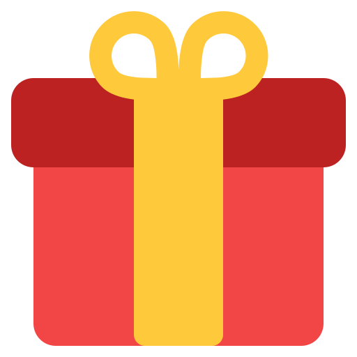 caja de regalo icono gratis