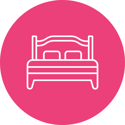 cama matrimonial icono gratis