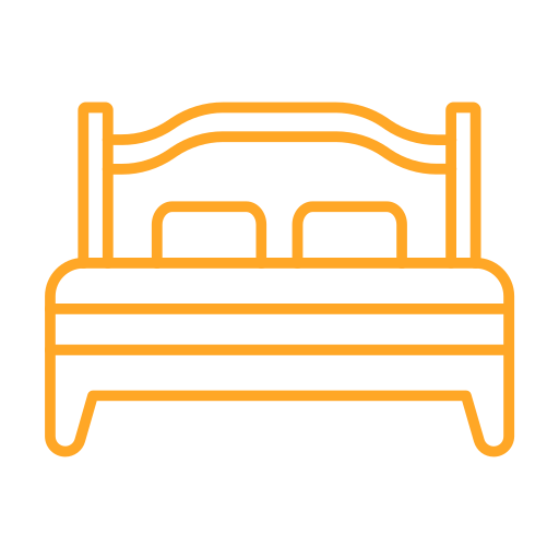 cama matrimonial icono gratis