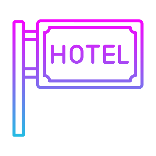 señal de hotel icono gratis