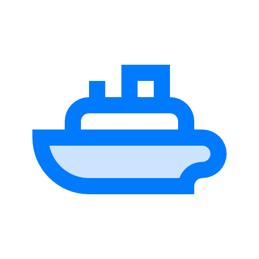 Cargo ship Vitaliy Gorbachev Blue icon