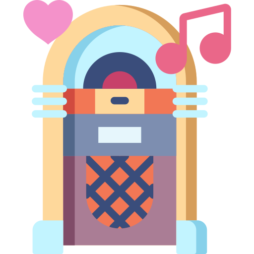 주크 박스 무료 아이콘 주크 박스 무료 아이콘