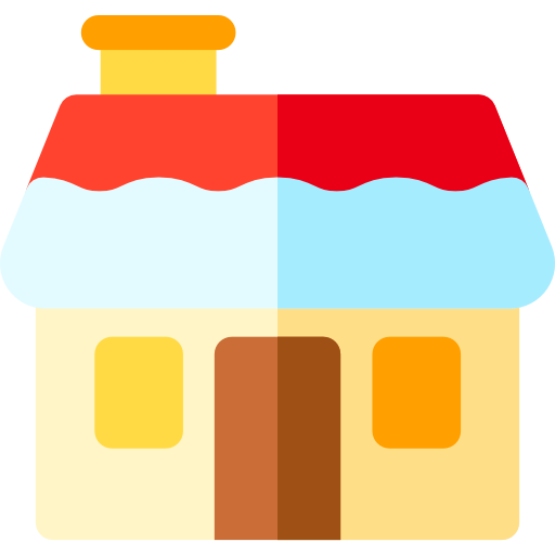 House Basic Rounded Flat Icon