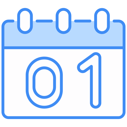 calendario de escritorio icono gratis