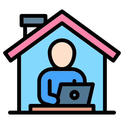 Work from home free icon Work from home free icon