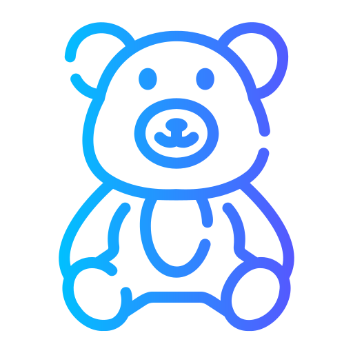 oso de peluche icono gratis