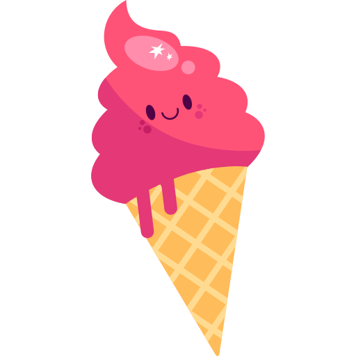 Ice cream free sticker Ice cream free sticker
