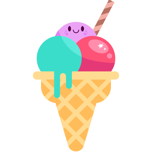 Ice cream free sticker Ice cream free sticker
