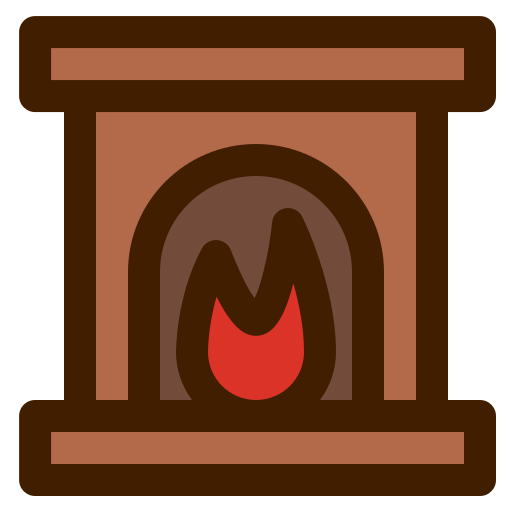 chimenea icono gratis