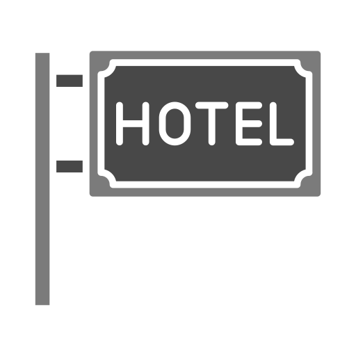 señal de hotel icono gratis