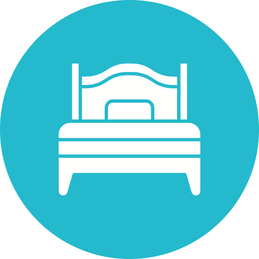 cama individual icono gratis