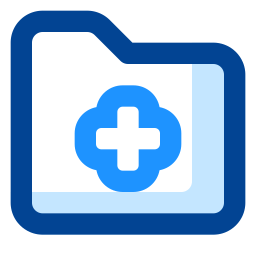 carpeta medica icono gratis