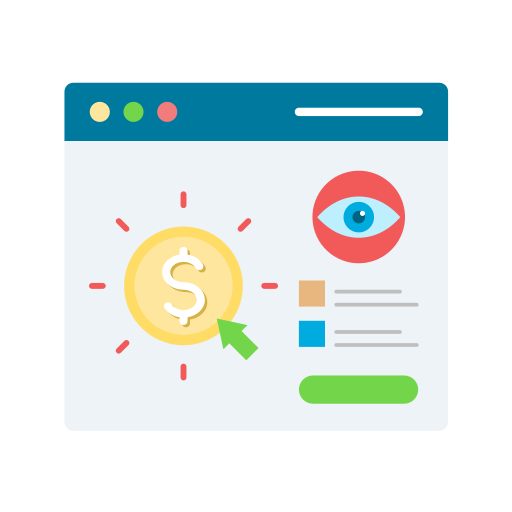 Impression rate free icon