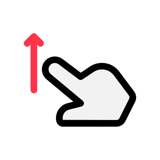 muévase hacia arriba icono gratis