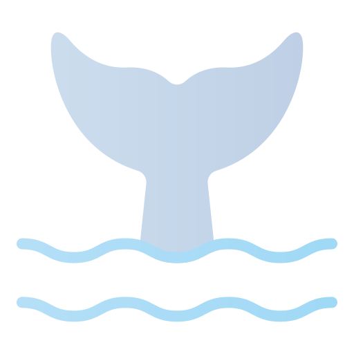 Whale free icon