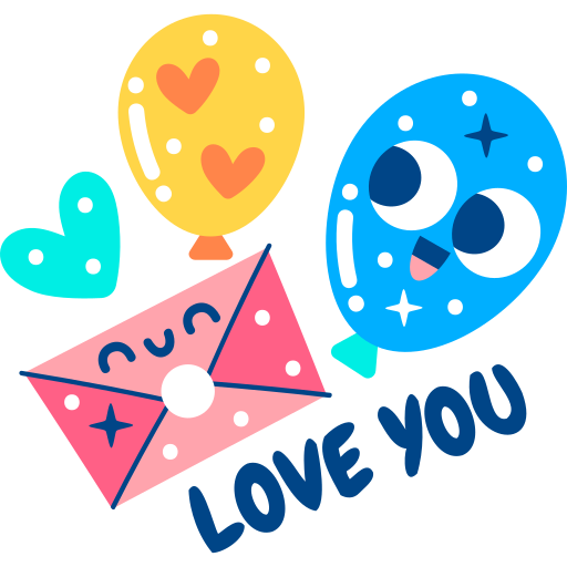 luftballons kostenlos Sticker