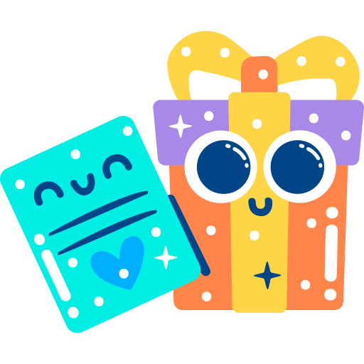 geschenk kostenlos Sticker