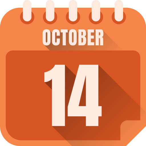 14 octobre Icône gratuit