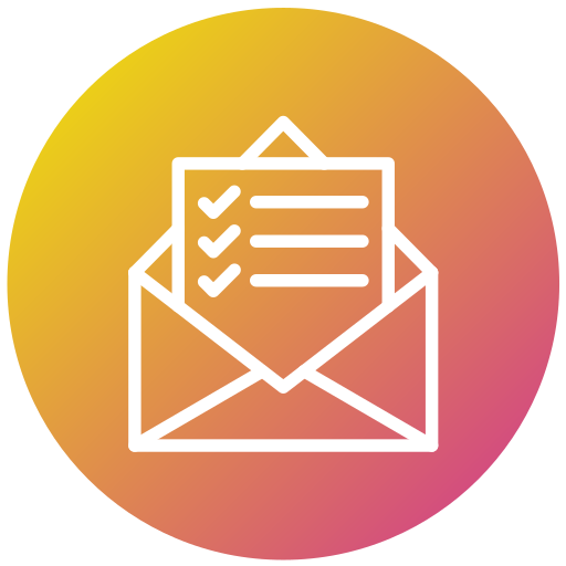 lista de correo icono gratis