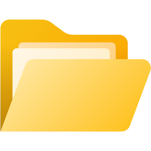 Open folder - Free files and folders icons