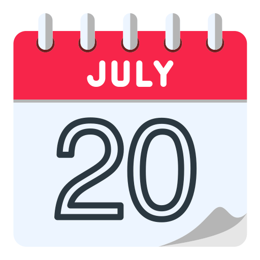 July 20 free icon July 20 free icon