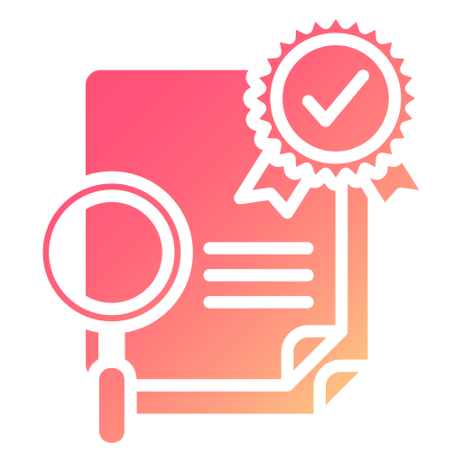Certificate free icon
