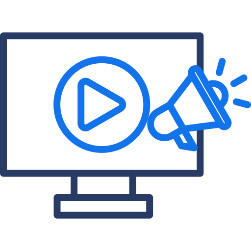 vídeo marketing icono gratis