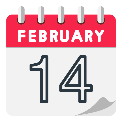 2월 14일 무료 아이콘 2월 14일 무료 아이콘