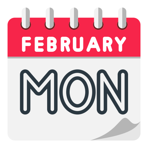 fevereiro grátis ícone