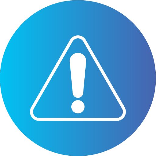 Warning free icon Warning free icon