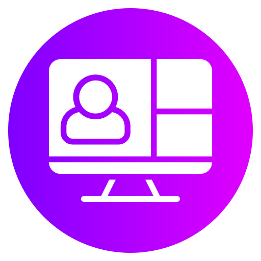 video conferencia icono gratis