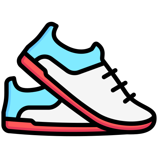 zapatos para correr icono gratis