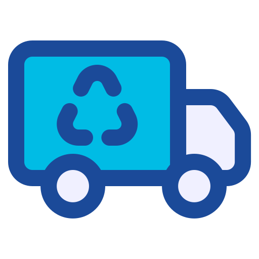 camion de recyclage Icône gratuit
