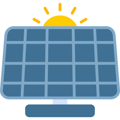 panel solar icono gratis