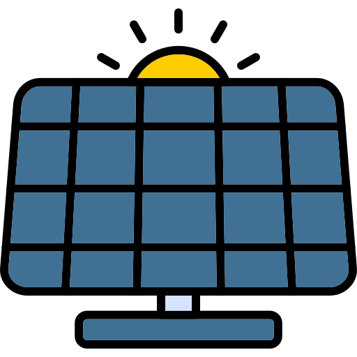 panel solar icono gratis