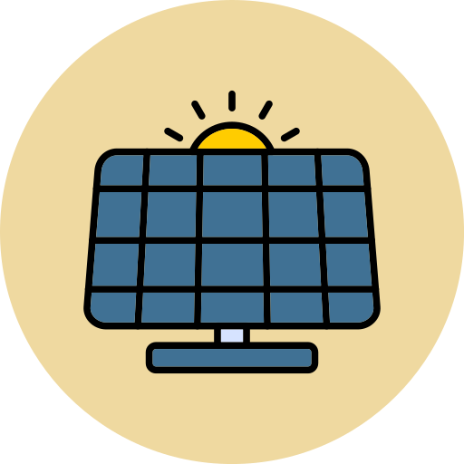 panel solar icono gratis