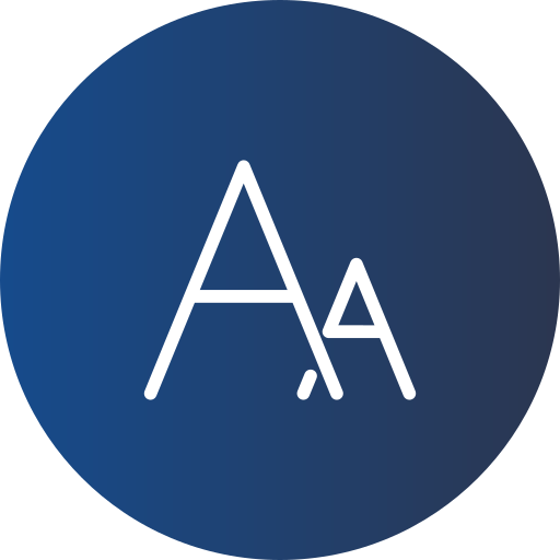 mayúscula icono gratis