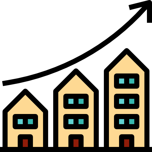 Investment - Free buildings icons