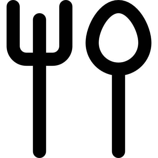 Столовые приборы бесплатно иконка