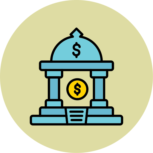 banque Icône gratuit