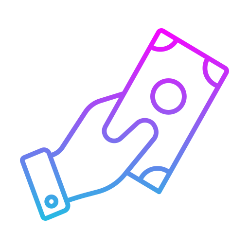 dar dinero icono gratis