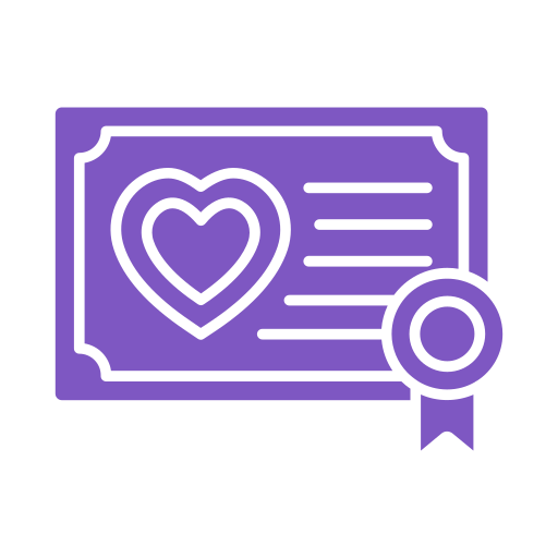 certificado icono gratis