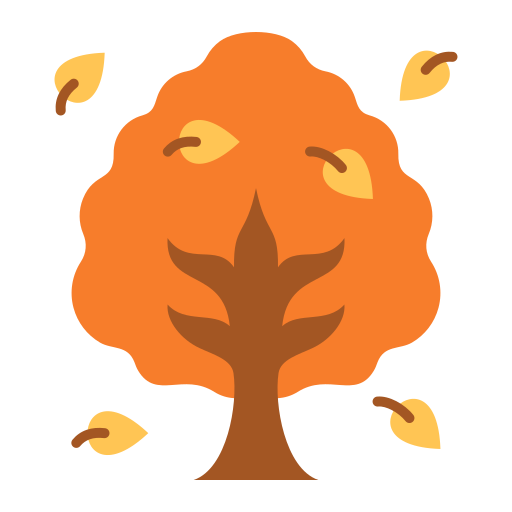 árbol de otoño icono gratis