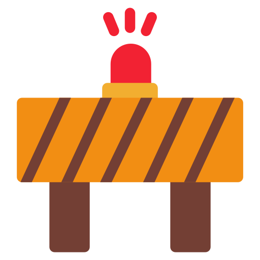 barrera icono gratis