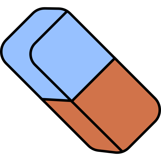 Eraser free icon Eraser free icon