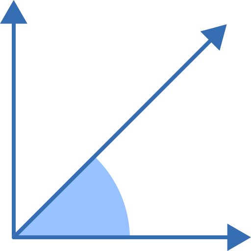 Ángulo icono gratis