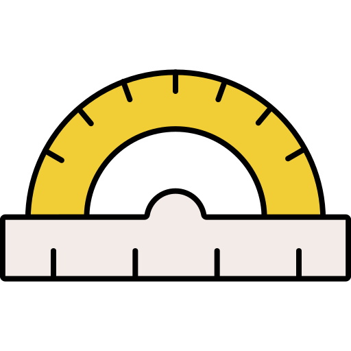 Angle measurement free icon