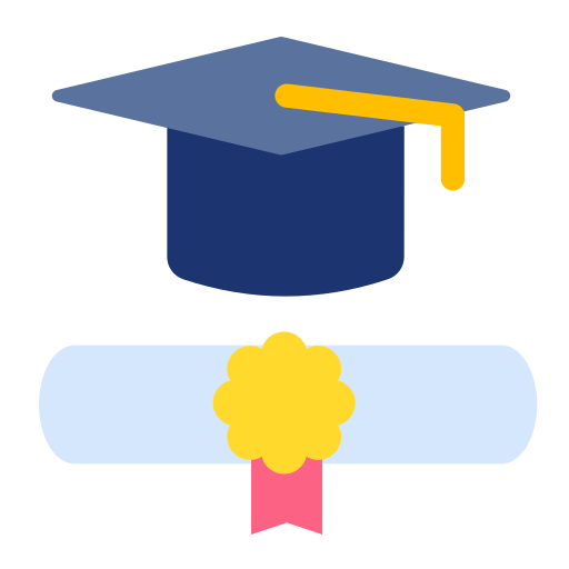 graduación icono gratis